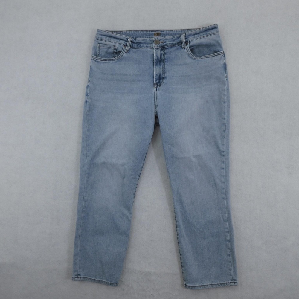 KUT From The Kloth Jeans Womens 16 Blue High Rise Ankle Slim Stretch Denim